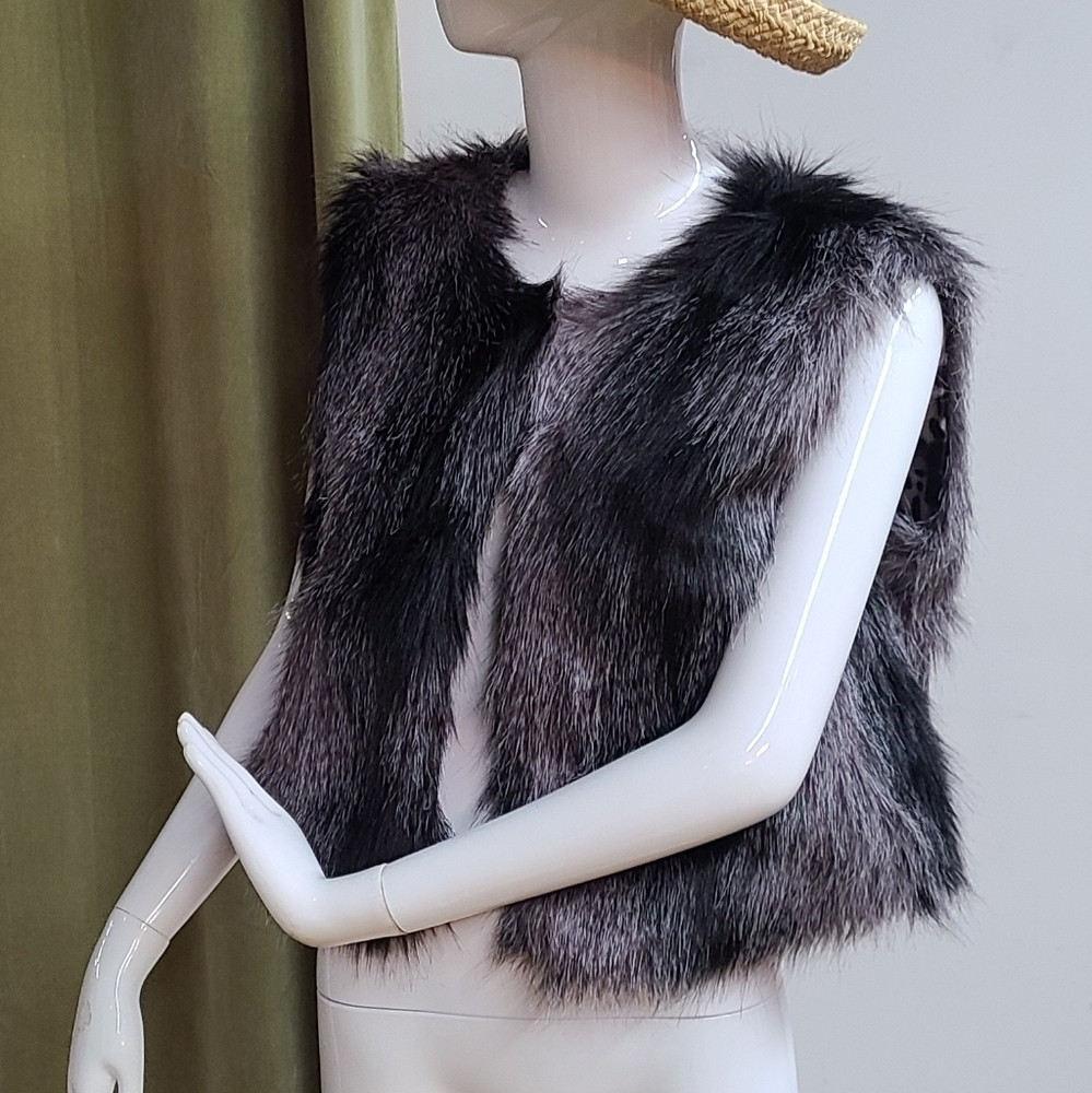 Jennifer Lopez Faux Fur Vest